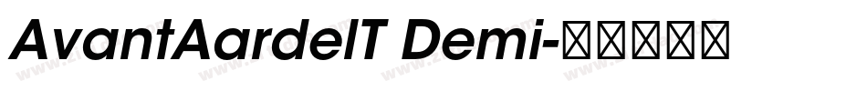 AvantAardelT Demi字体转换